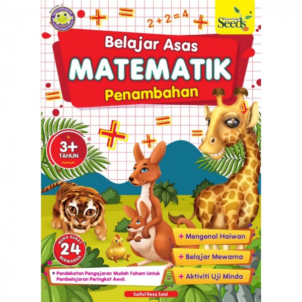 TOAD BELAJAR ASAS MATEMATIK PENAMBAHAN SIRI FAUNA - SERIES 2
