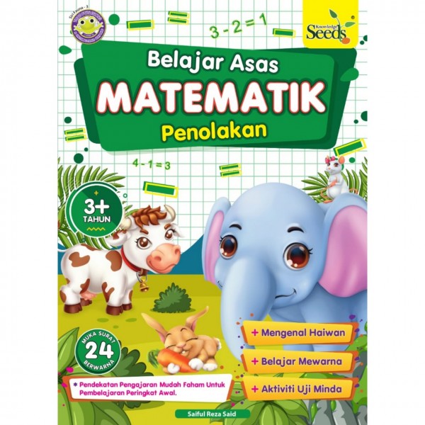 TOAD BELAJAR ASAS MATEMATIK PENOLAKAN SIRI FAUNA - SERIES 3