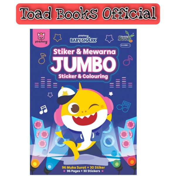 BABY SHARK STIKER & MEWARNA JUMBO BS JUMBO - SERIES 1