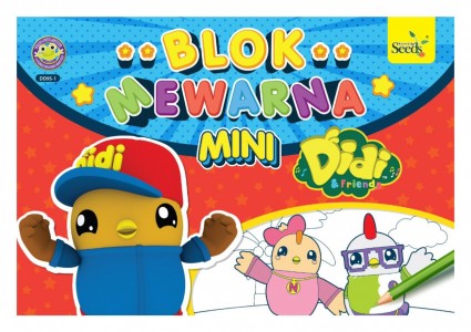 DIDI & FRIENDS Mini Colouring Block DD9S - Series 1