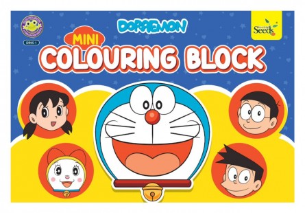 DORAEMON Mini Colouring Block DR9S - Series 1